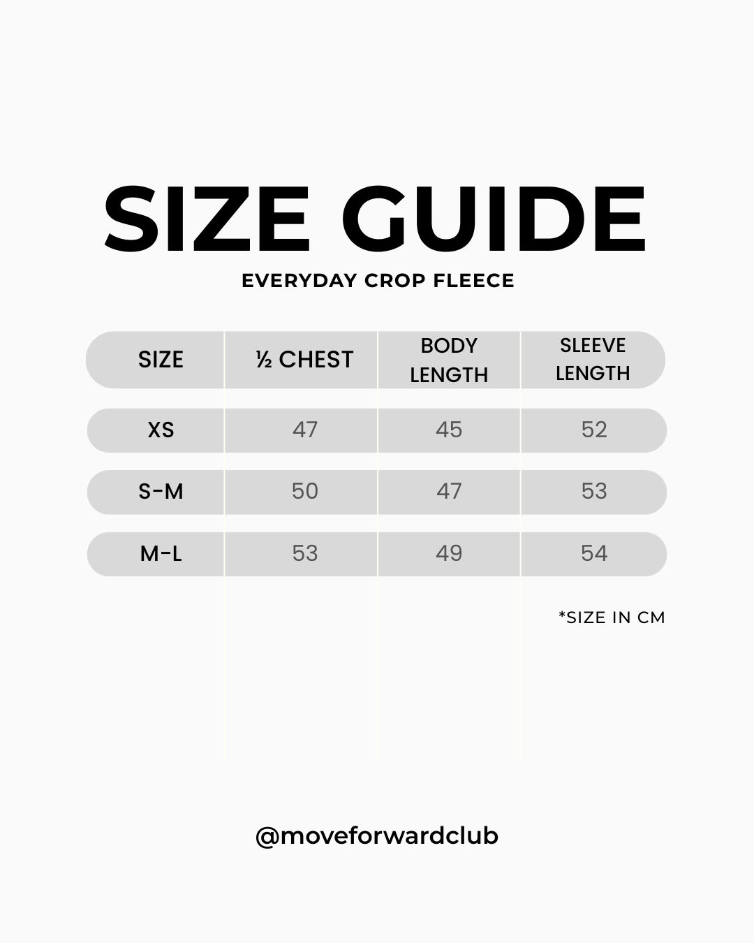 EVERYDAY Crop Fleece in Black